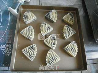 #新良首届烘焙大赛#黑芝麻月饼的做法步骤:13