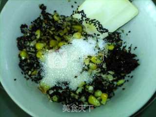 #新良首届烘焙大赛#广式玉米黑芝麻月饼的做法步骤:11