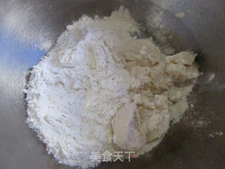 #新良首届烘焙大赛# 奶黄肉松蛋黄酥的做法步骤:8