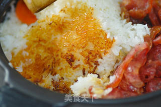 腊味煲仔饭的做法步骤:7