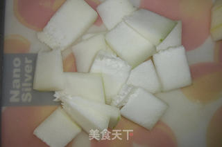 火腿冬瓜羹的做法步骤：3