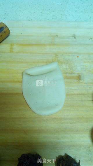 ##新良首届烘焙大赛#酥皮枣泥月饼的做法图解9