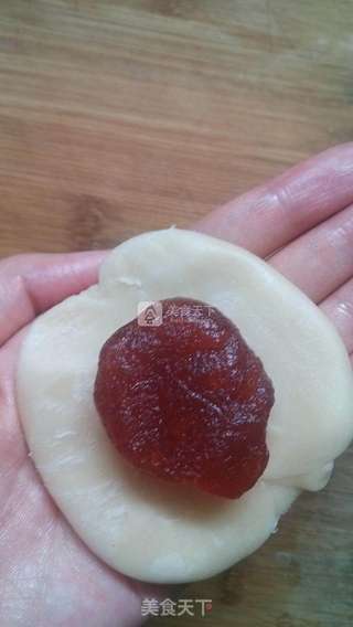 #新良首届烘焙大赛#玫瑰苏式月饼的做法步骤：20