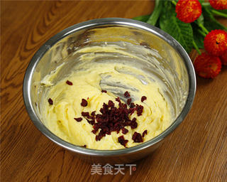 #最受欢迎的蔓越莓饼干做法的做法图解5