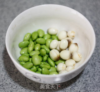 跟清新沾边的肉肉饭---荷叶鸡饭的做法步骤：8