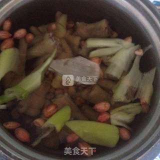 花生鸡爪汤的做法步骤:5