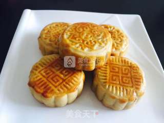 豆沙馅月饼的做法步骤:13