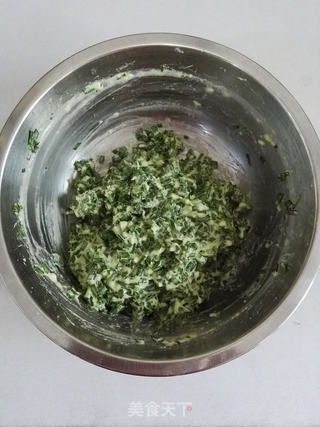 韭菜锅烙的做法步骤:4