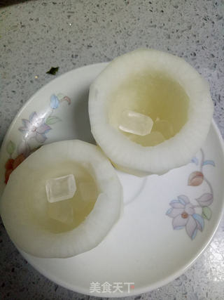 蜂蜜白萝卜杯的做法步骤:3