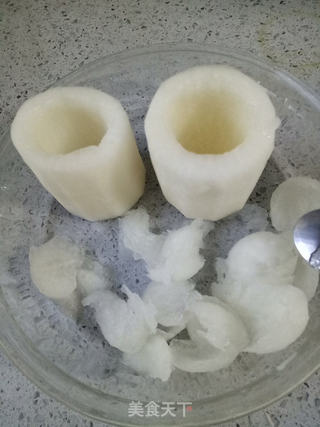 蜂蜜白萝卜杯的做法步骤:2