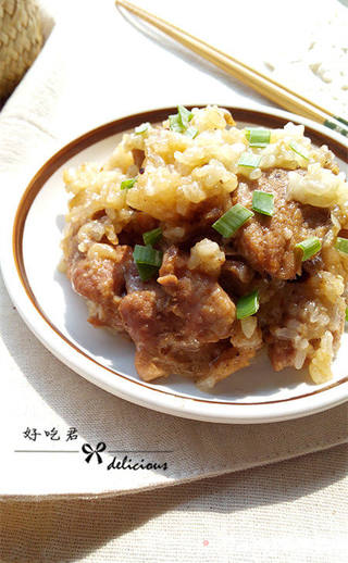 土豆粉蒸肉的做法步骤:10