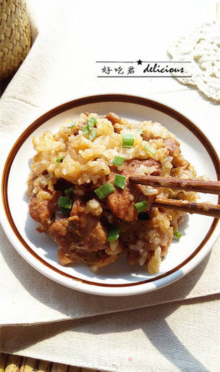 土豆粉蒸肉的做法步骤:11