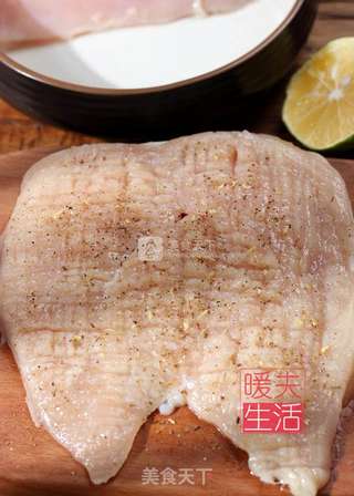 香酥鸡排的做法步骤:2