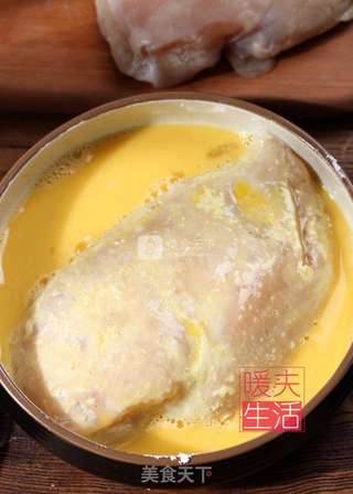 香酥鸡排的做法步骤:5