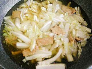白菜炖冻豆腐的做法步骤:10
