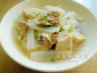 白菜炖冻豆腐的做法步骤:13