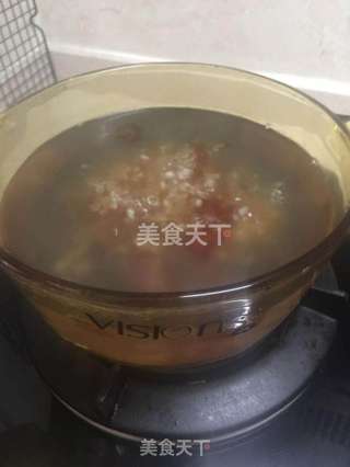 桃胶椰汁西米露的做法步骤:5