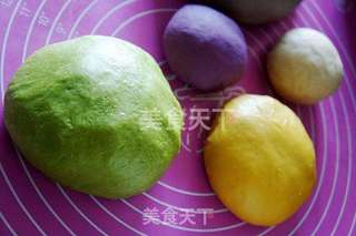 彩虹土司的做法步骤:3