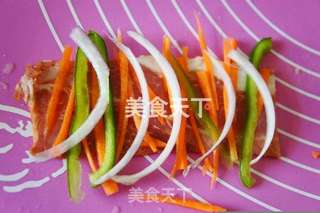 培根肉饭卷的做法步骤:4