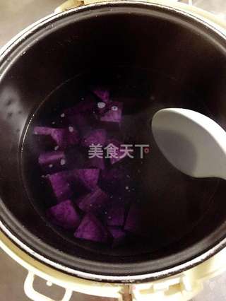紫薯苹果驻颜糖水的做法步骤:5