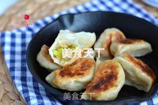 西葫芦排叉煎饺的做法步骤:18