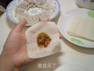 胡萝卜鲜肉小馄饨的做法步骤:5