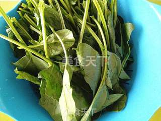 【上汤菠菜】的做法步骤:2