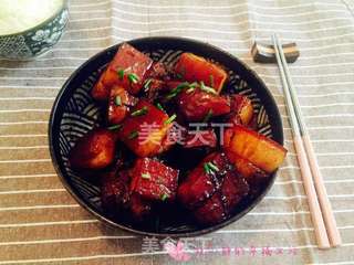 红烧元宝肉的做法步骤:14