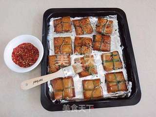 傣味烤豆腐的做法步骤:10