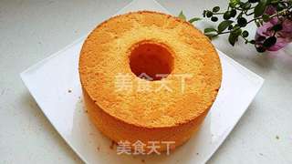 原味戚风蛋糕的做法步骤:27