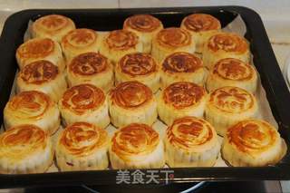 苏子馅月饼的做法步骤:11