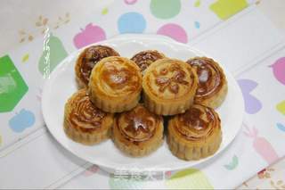 苏子馅月饼的做法步骤:12