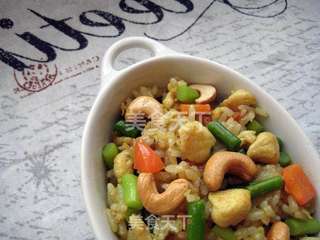 咖喱腰果鸡丁饭的做法步骤:14