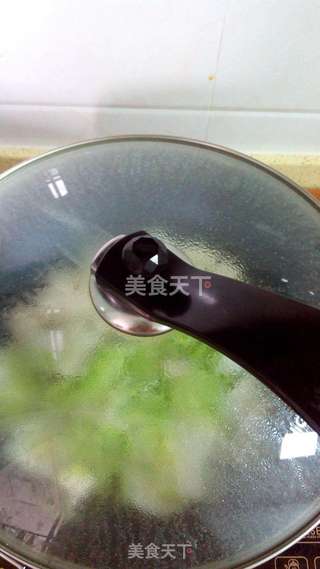 白菜炖豆腐的做法步骤:6