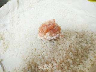 糯米珍珠丸子的做法步骤:5