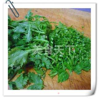 芫荽水饺的做法步骤:5