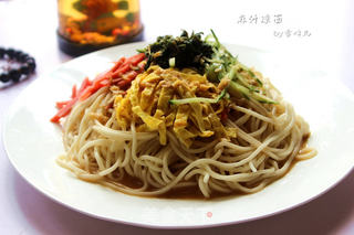麻汁凉面的做法步骤:6