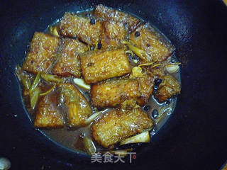 豆豉辣酱烧带鱼的做法步骤:10