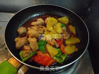 菠萝古老肉的做法步骤:13