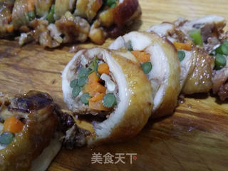 核桃杂蔬鸡肉卷的做法步骤:14