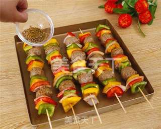 有料的五彩牛肉丸做法的做法步骤:5