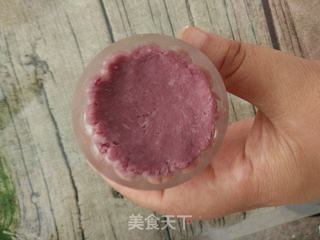 双色山药糕的做法步骤:12