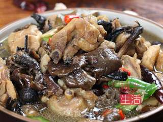 小鸡炖蘑菇的做法步骤:7