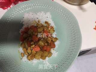盖被子睡觉的小熊咖喱饭的做法步骤:11