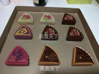 花式桃山月饼的做法步骤:13
