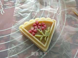 花式桃山月饼的做法步骤:12