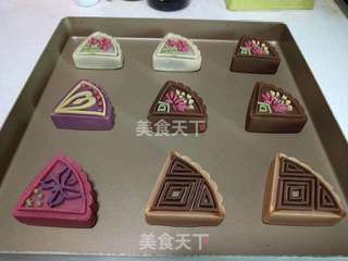 花式桃山月饼的做法步骤:15