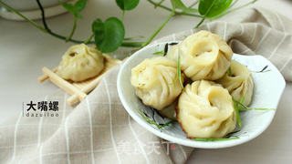 独家饺皮米粉包丨大嘴螺的做法步骤:17