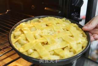 酸酸甜甜苹果派的做法步骤:12
