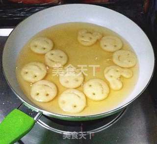 笑脸土豆饼的做法步骤:11